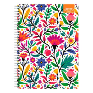 Cuaderno 150 hojas floral Artel | TecnoÚtiles